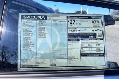 2025 Acura ADX A-Spec Package