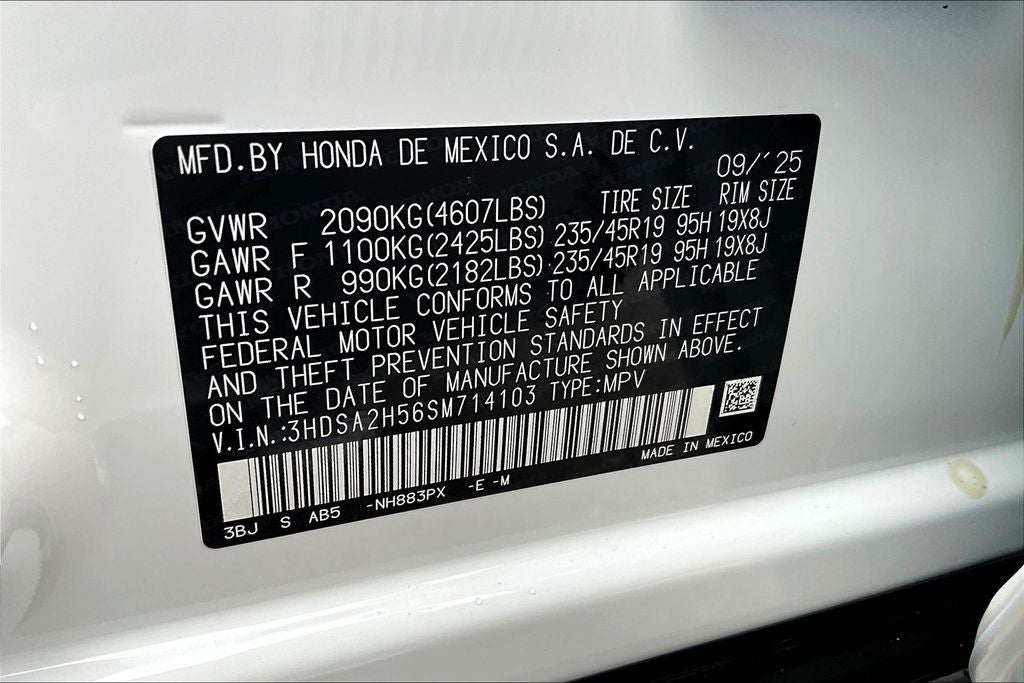 2025 Acura ADX A-Spec Package