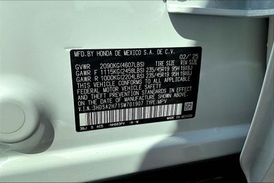 2025 Acura ADX A-Spec Advance Package