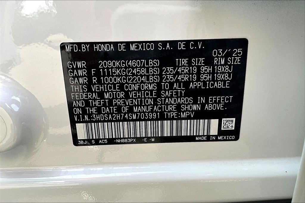 2025 Acura ADX A-Spec Advance Package