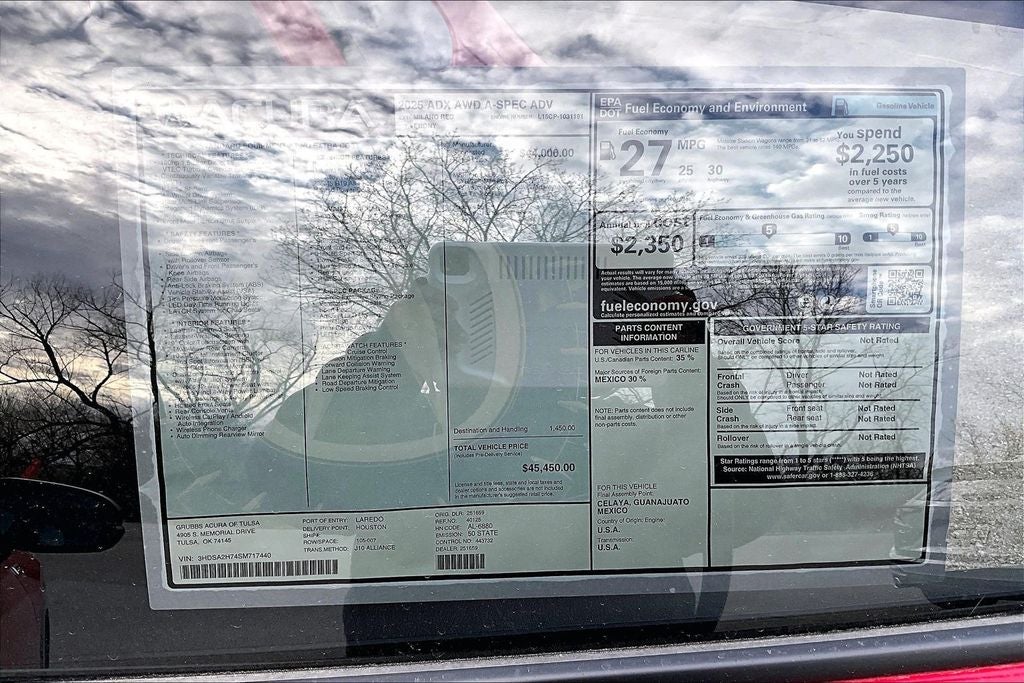 2025 Acura ADX A-Spec Advance Package