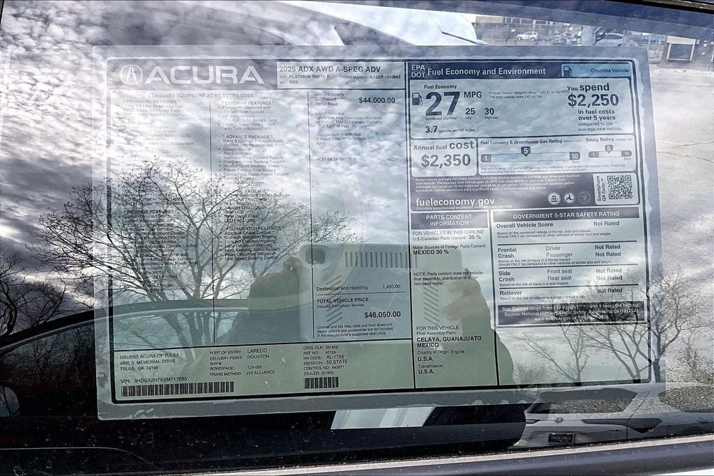 2025 Acura ADX A-Spec Advance Package