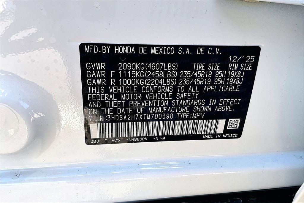 2026 Acura ADX A-Spec Advance Package