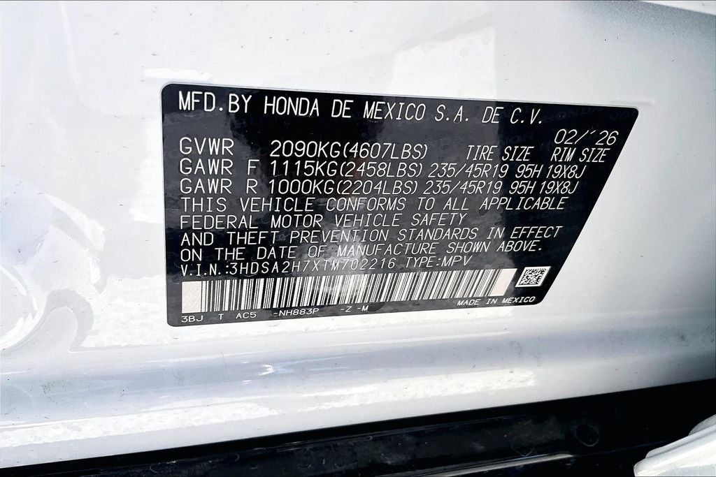 2026 Acura ADX A-Spec Advance Package