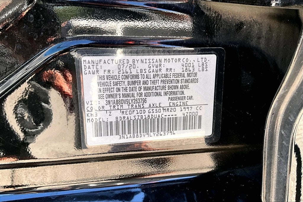 2020 Nissan Sentra SR
