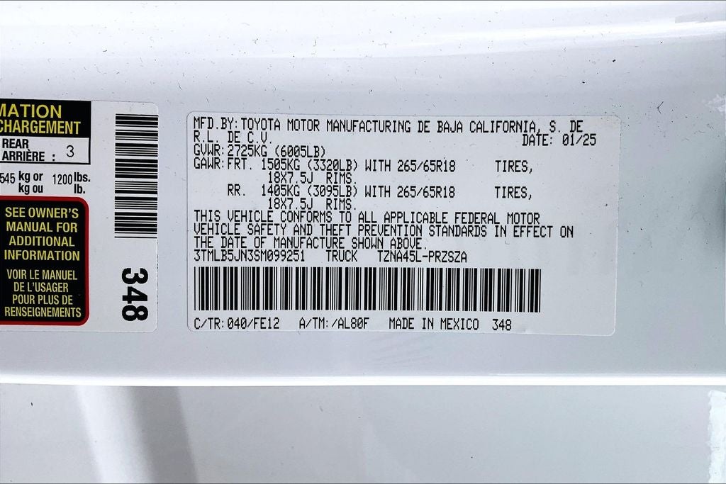 2025 Toyota Tacoma TRD Sport