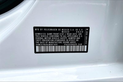 2020 Volkswagen Jetta 1.4T S