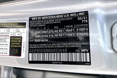 2021 Mercedes-Benz GLE GLE 450 4MATIC®