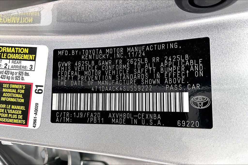2025 Toyota Camry LE