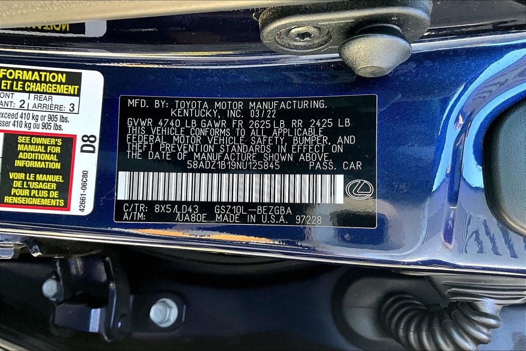 2022 Lexus ES 350