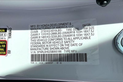 2025 Honda Odyssey EX-L