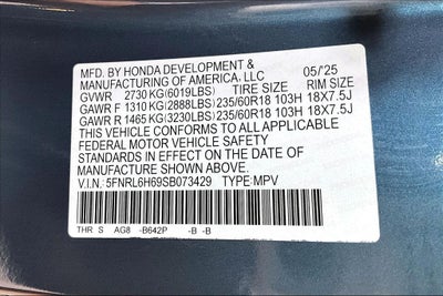 2025 Honda Odyssey EX-L