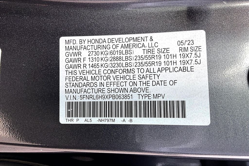 2023 Honda Odyssey Elite