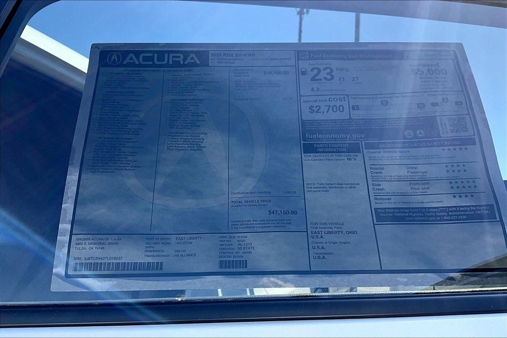 2026 Acura RDX Base SH-AWD