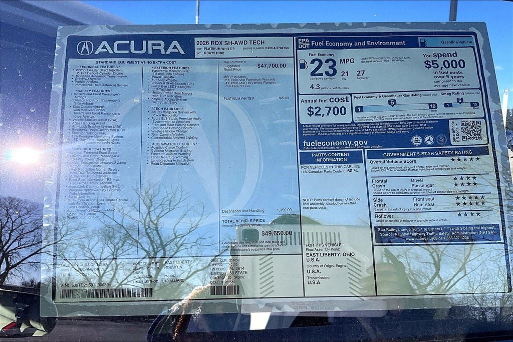 2026 Acura RDX Technology Package SH-AWD