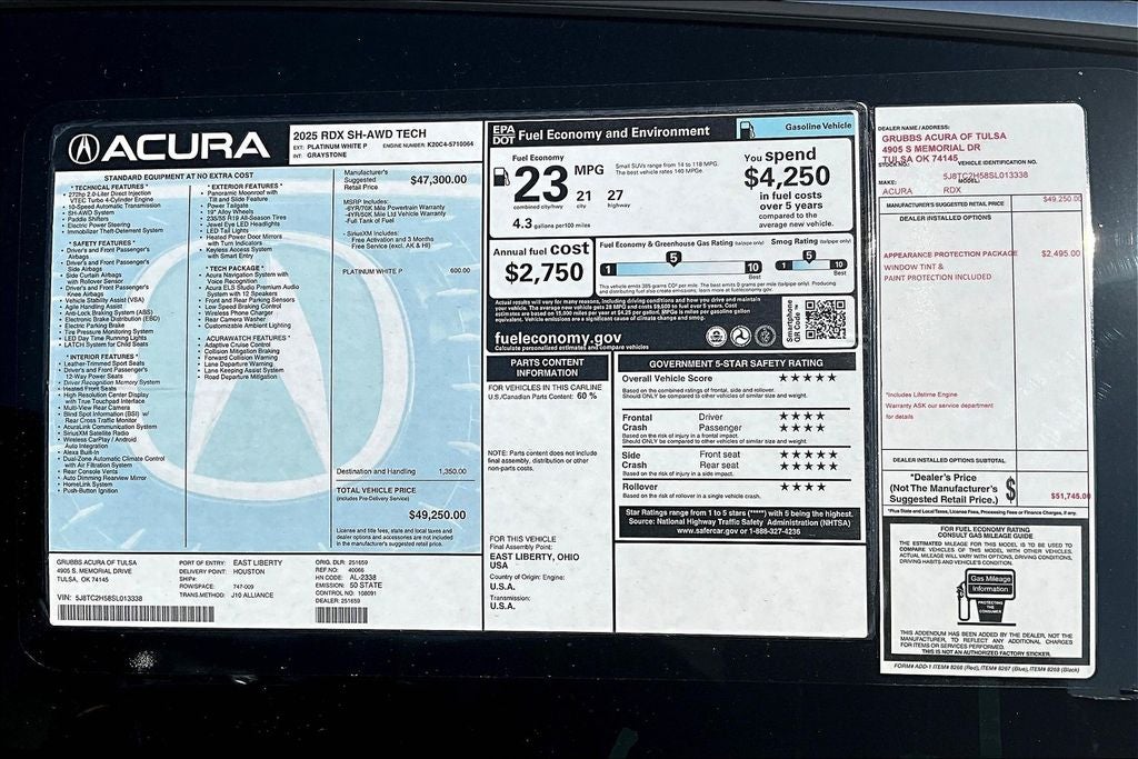 2025 Acura RDX Technology Package SH-AWD