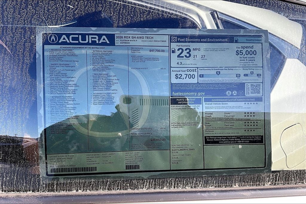 2026 Acura RDX Technology Package SH-AWD