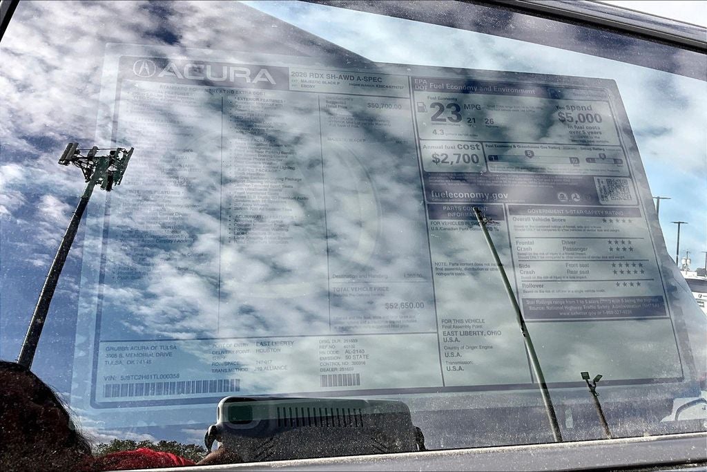 2026 Acura RDX A-Spec Package SH-AWD