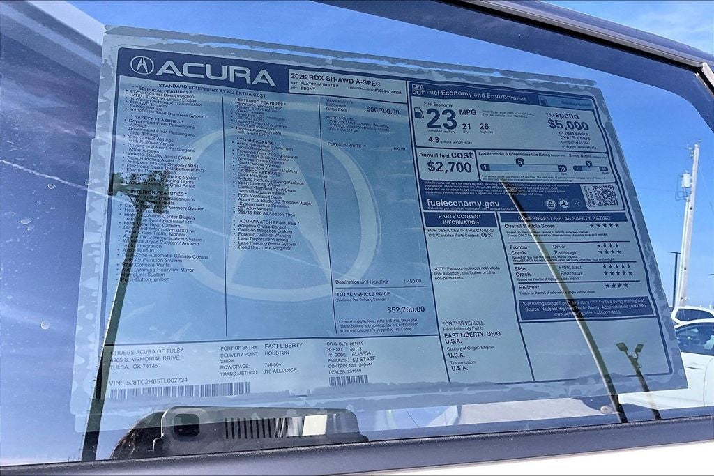 2026 Acura RDX A-Spec Package SH-AWD