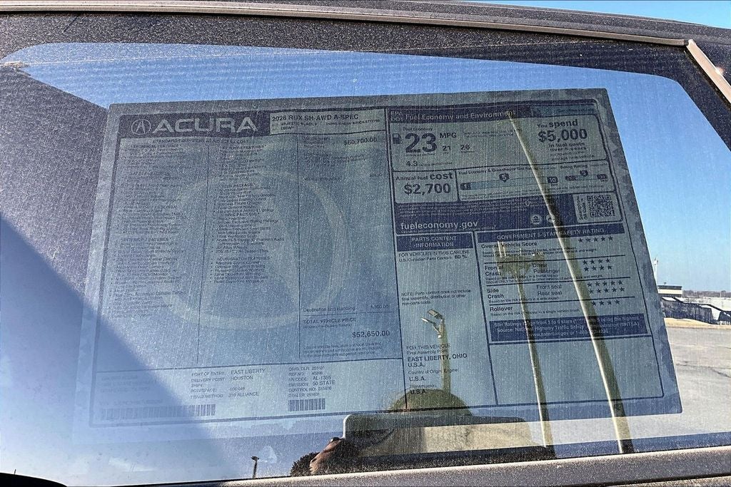 2026 Acura RDX A-Spec Package SH-AWD