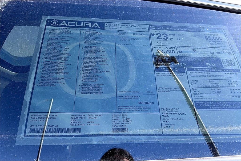 2026 Acura RDX Advance Package SH-AWD