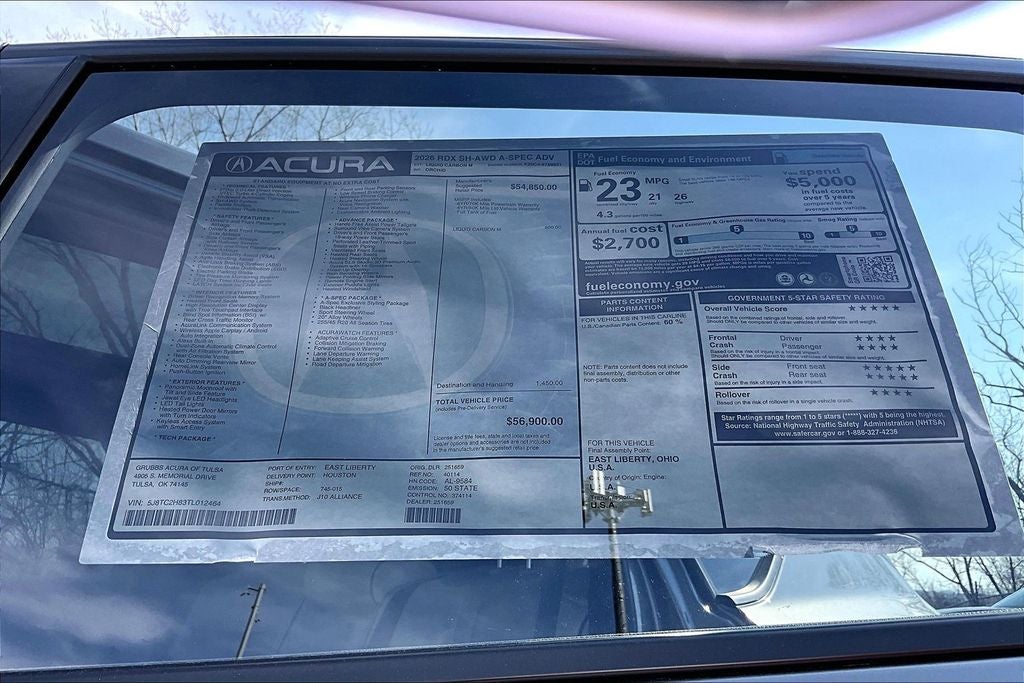 2026 Acura RDX A-Spec Advance Package SH-AWD