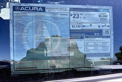 2026 Acura RDX A-Spec Advance Package SH-AWD
