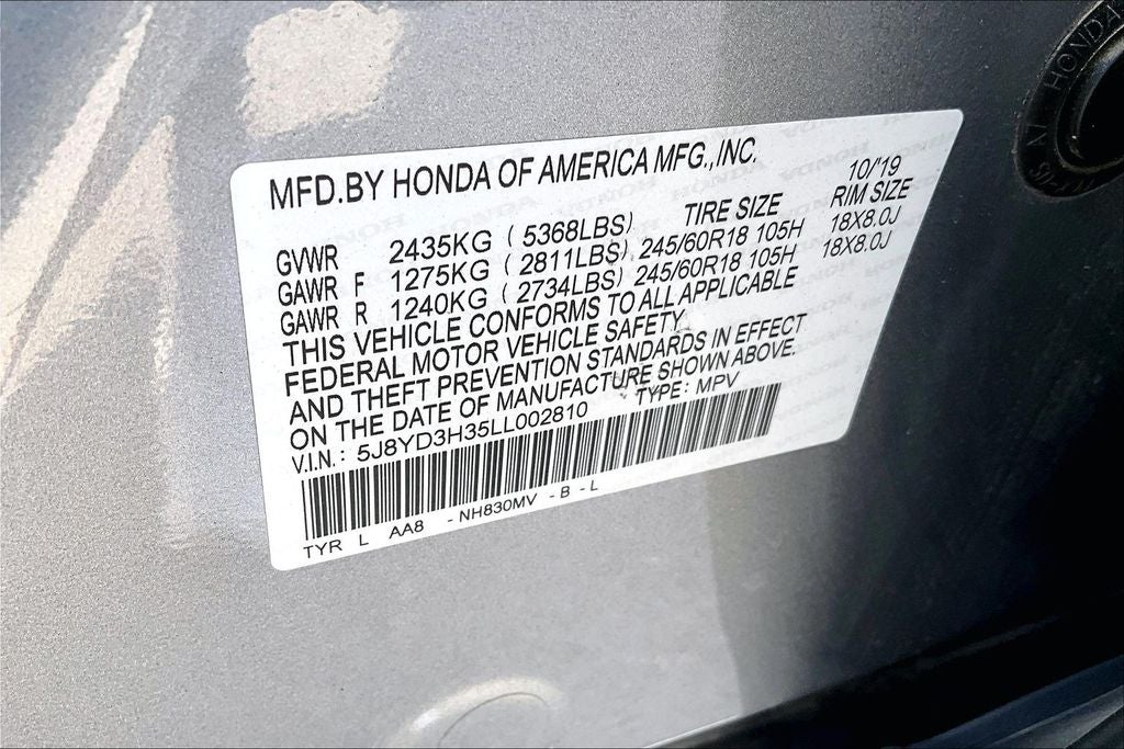 2020 Acura MDX 3.5L
