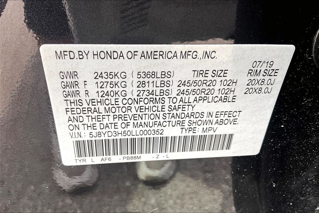 2020 Acura MDX Technology