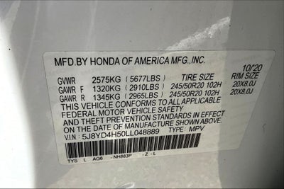 2020 Acura MDX Technology SH-AWD