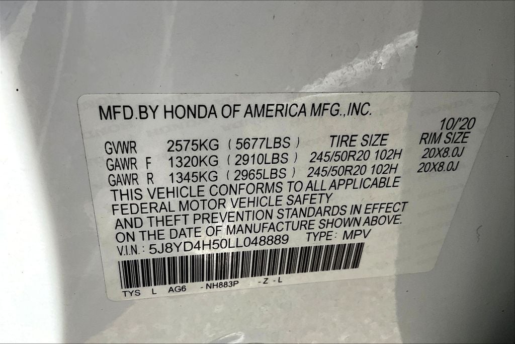 2020 Acura MDX Technology SH-AWD
