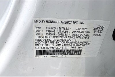 2020 Acura MDX Technology SH-AWD