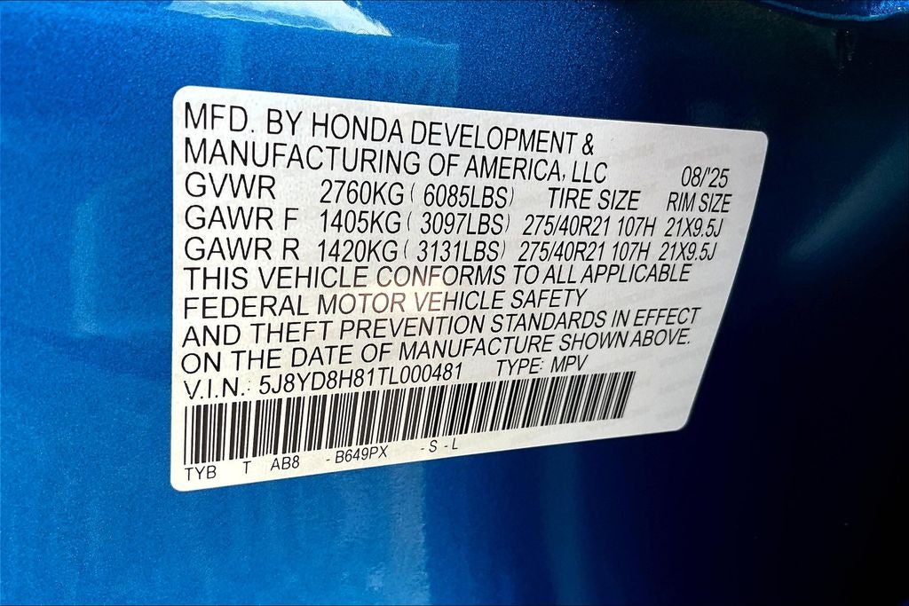 2026 Acura MDX Type S w/Advance Package SH-AWD