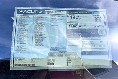 2026 Acura MDX Type S w/Advance Package SH-AWD