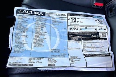 2026 Acura MDX Type S w/Advance Package SH-AWD
