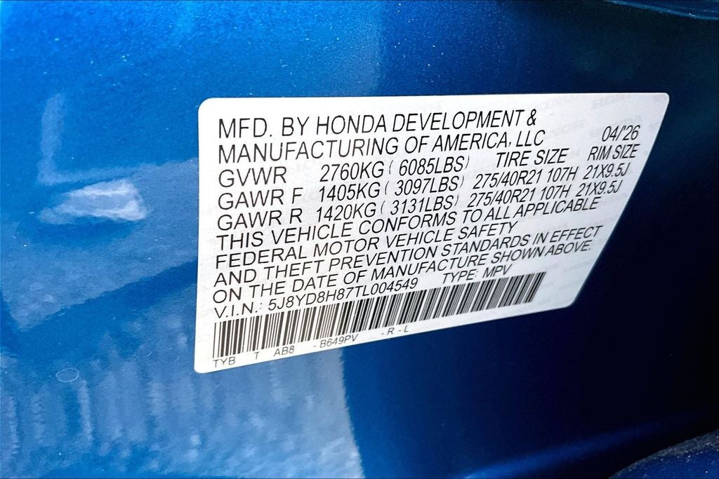 2026 Acura MDX Type S w/Advance Package SH-AWD