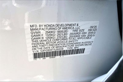 2026 Acura MDX Technology Package