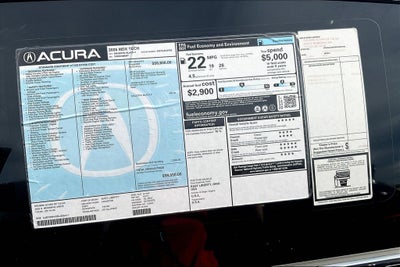 2025 Acura MDX Technology Package