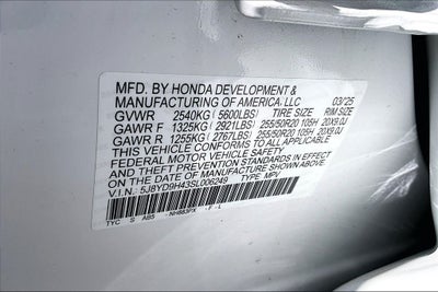 2025 Acura MDX Technology Package