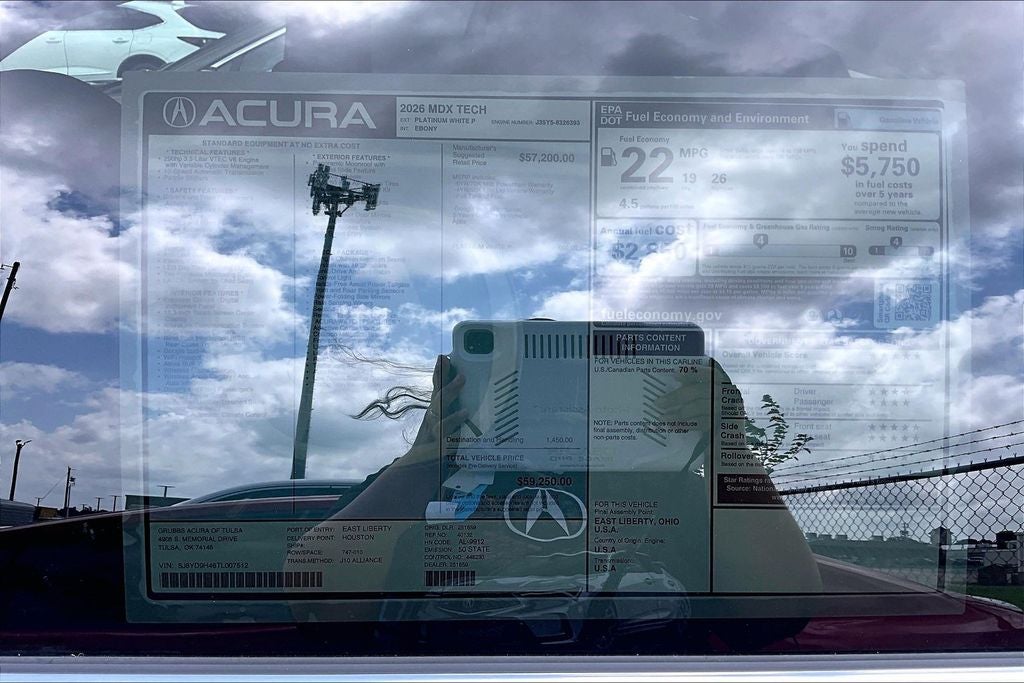 2026 Acura MDX Technology Package