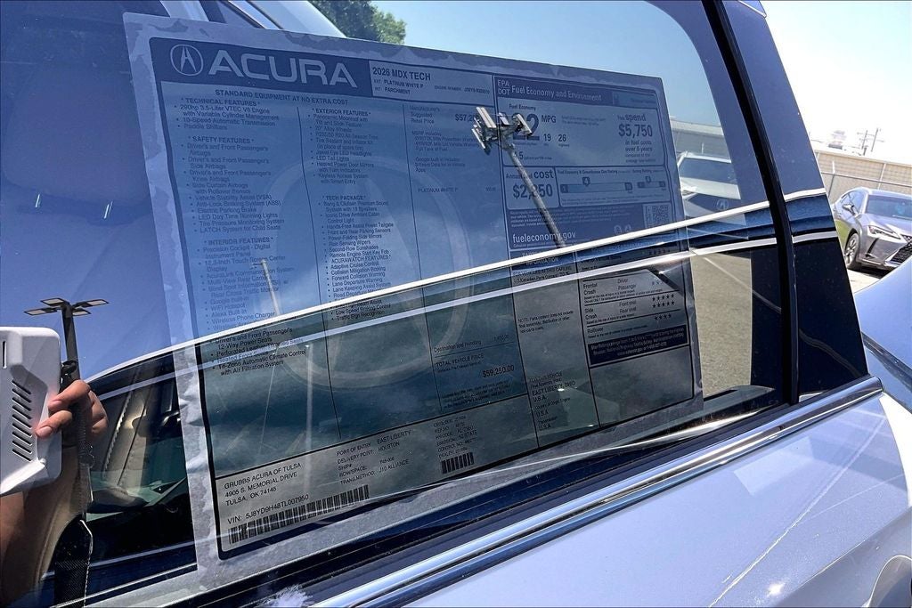 2026 Acura MDX Technology Package