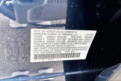 2026 Acura MDX Technology Package