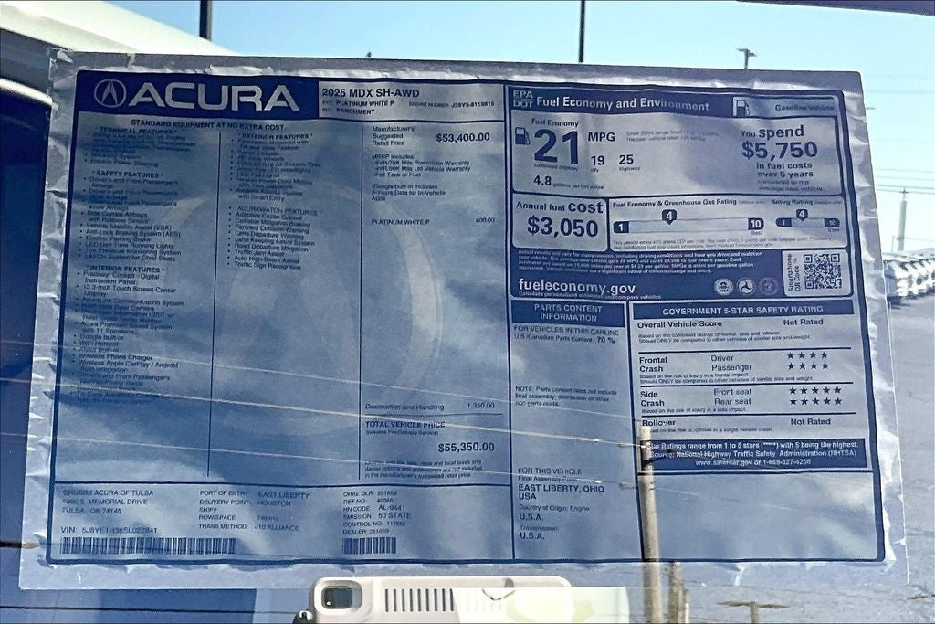 2025 Acura MDX Base SH-AWD