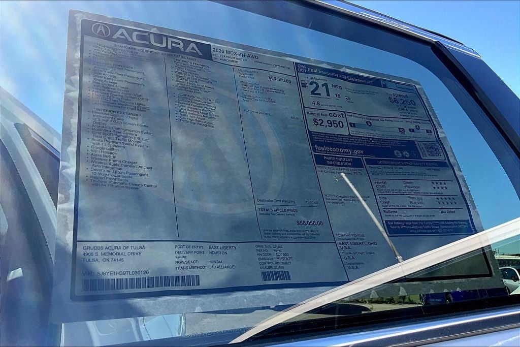 2026 Acura MDX Base SH-AWD