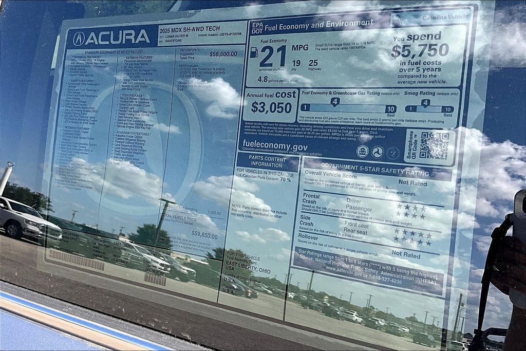2025 Acura MDX Technology Package SH-AWD