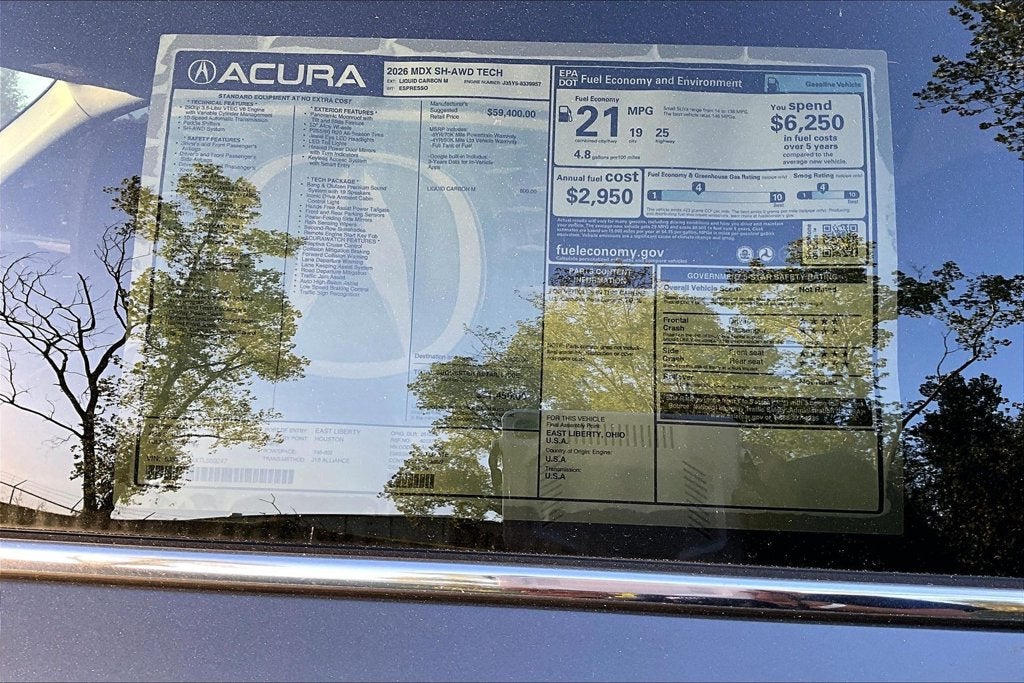 2026 Acura MDX Technology Package SH-AWD