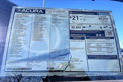 2026 Acura MDX Advance Package SH-AWD