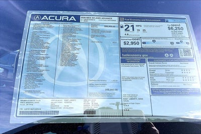 2026 Acura MDX Advance Package SH-AWD