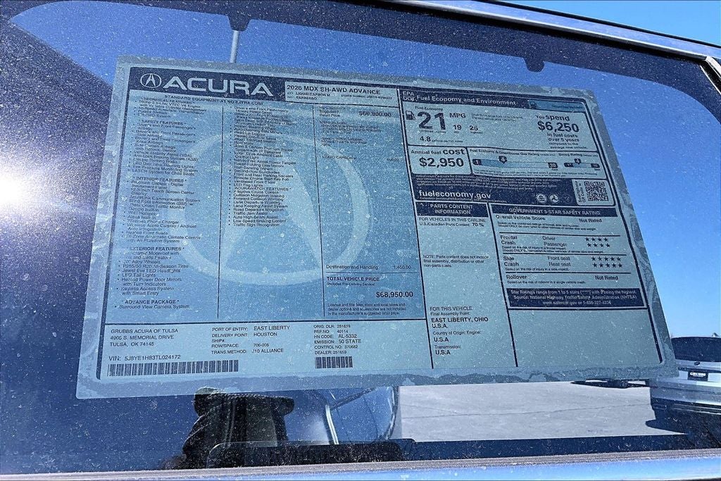 2026 Acura MDX Advance Package SH-AWD
