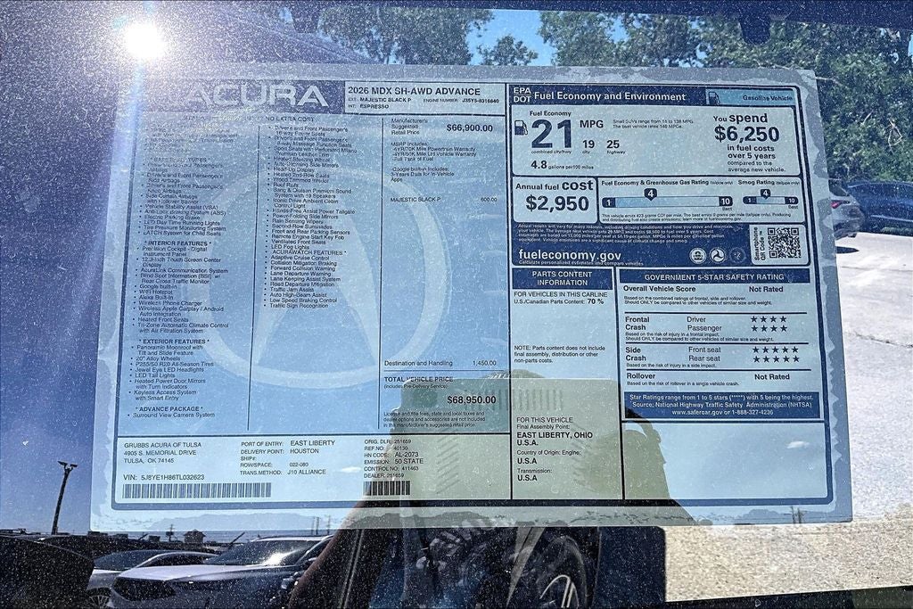2026 Acura MDX Advance Package SH-AWD